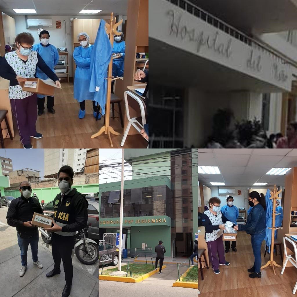 Exandal Donates Masks to Local Hospitals and Police Departments